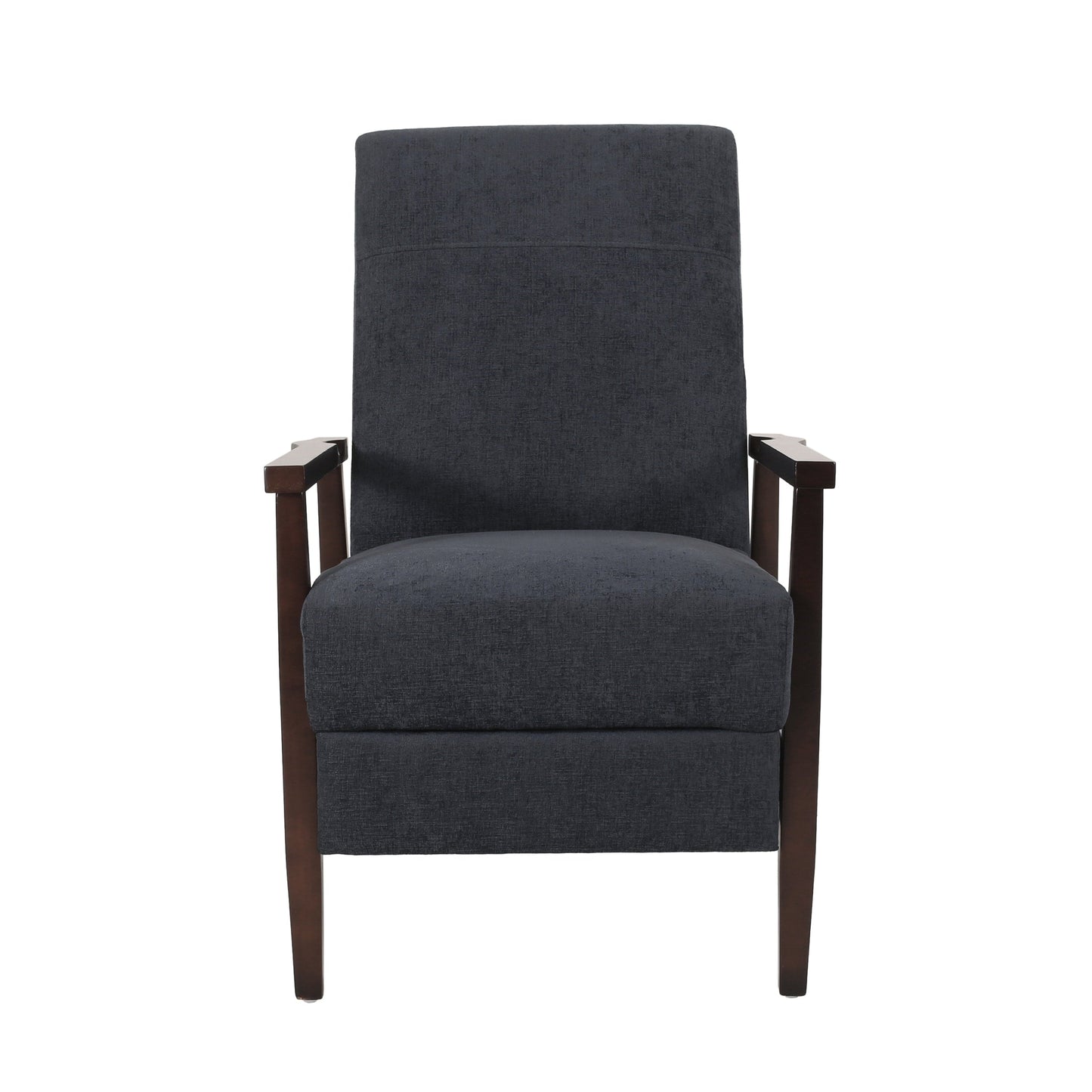 Roomfitters 24.75'' Wide Wood Hand Manual Club Recliner, Cozy Lounge Chair for Living Room