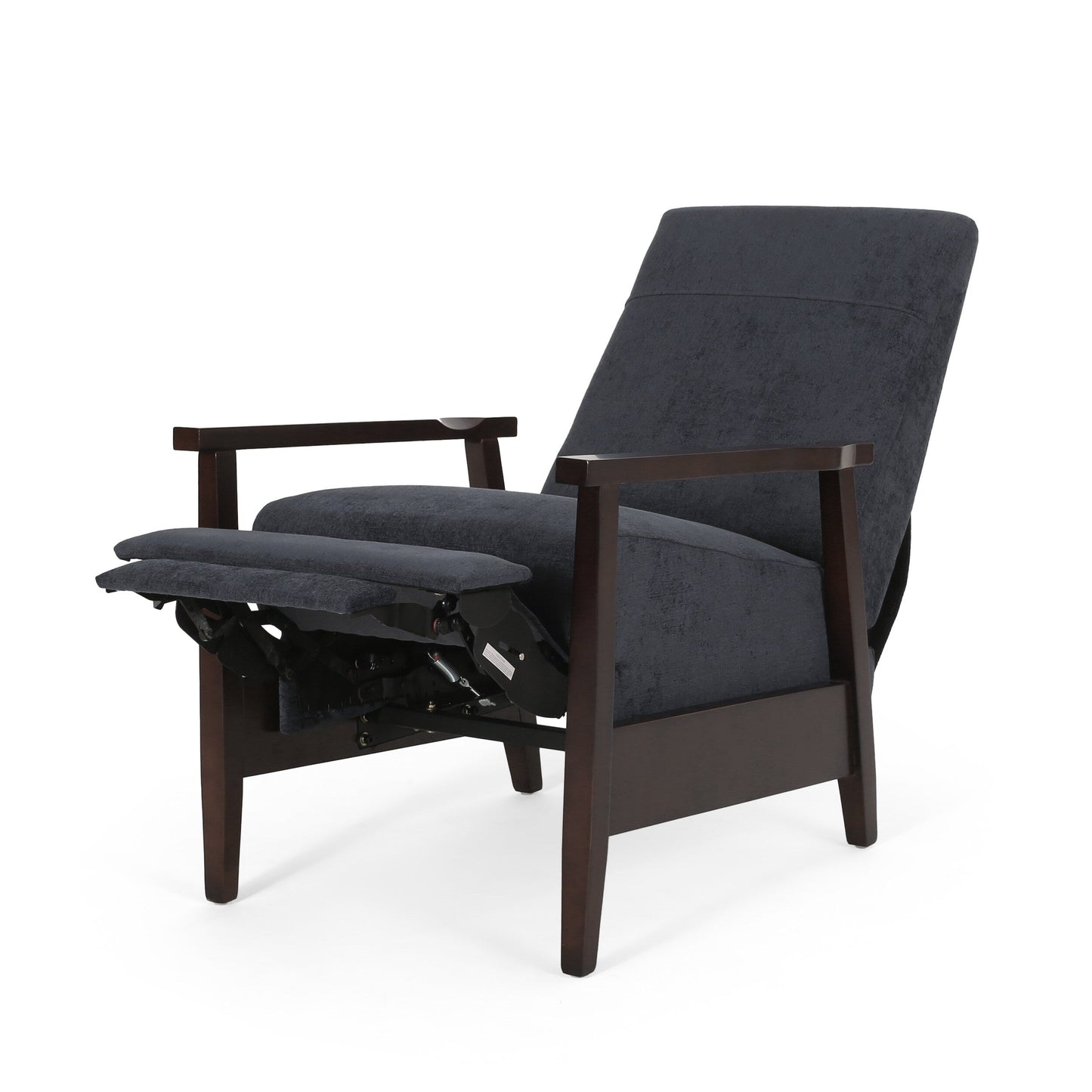 Roomfitters 24.75'' Wide Wood Hand Manual Club Recliner, Cozy Lounge Chair for Living Room