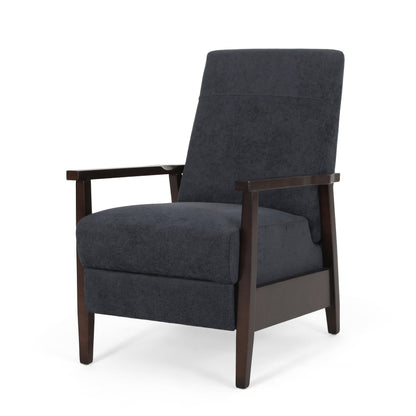 Roomfitters 24.75'' Wide Wood Hand Manual Club Recliner, Cozy Lounge Chair for Living Room