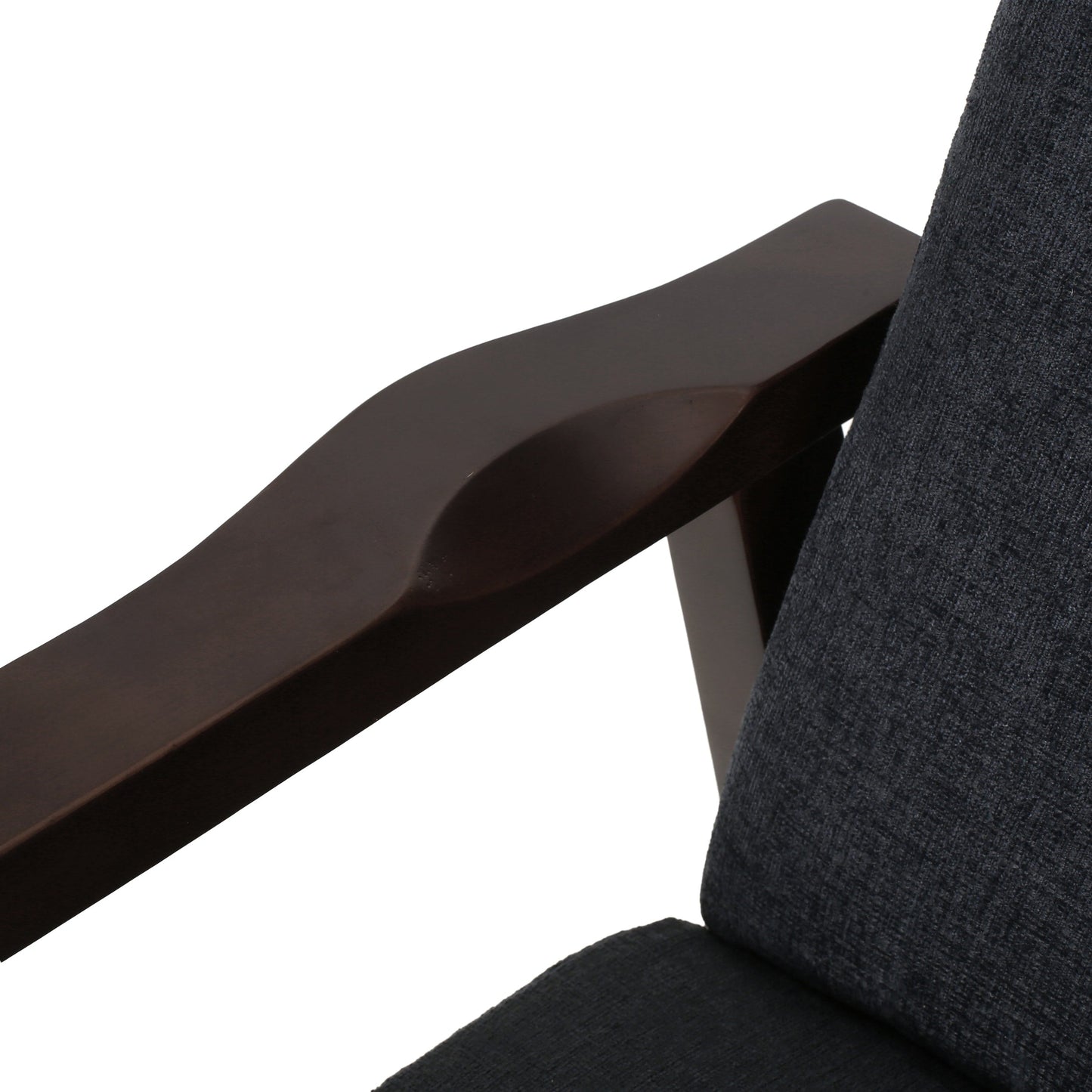 Roomfitters 24.75'' Wide Wood Hand Manual Club Recliner, Cozy Lounge Chair for Living Room