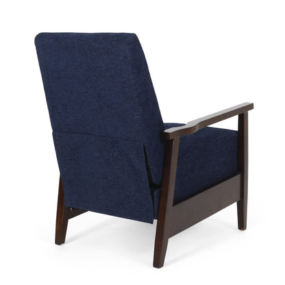Roomfitters 24.75'' Wide Wood Hand Manual Club Recliner, Cozy Lounge Chair for Living Room