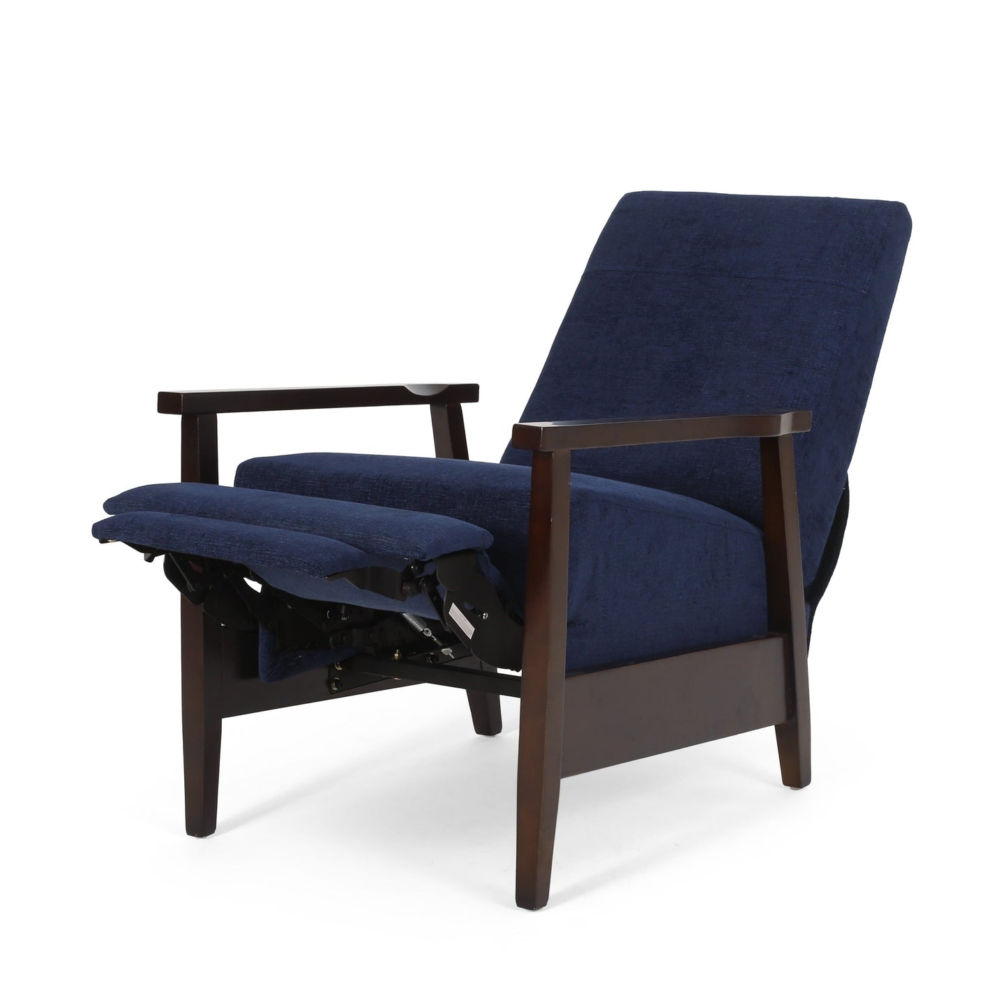 Roomfitters 24.75'' Wide Wood Hand Manual Club Recliner, Cozy Lounge Chair for Living Room