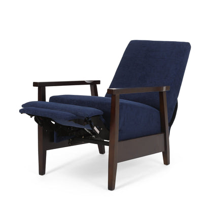 Roomfitters 24.75'' Wide Wood Hand Manual Club Recliner, Cozy Lounge Chair for Living Room