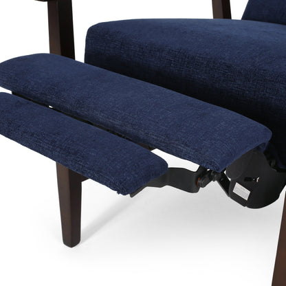 Roomfitters 24.75'' Wide Wood Hand Manual Club Recliner, Cozy Lounge Chair for Living Room