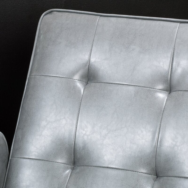 Roomfitters 26.75 Wide Manual Club Recliner with Rolled Arms and Plush Cushioning for Ultimate Comfort, Dark Grey