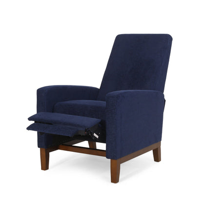 Roomfitters 27'' Wide Wood Hand Manual Club Recliner, Comfortable Lounge Chair for Living Room