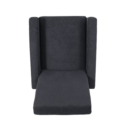 Roomfitters 27'' Wide Wood Hand Manual Club Recliner, Comfortable Lounge Chair for Living Room