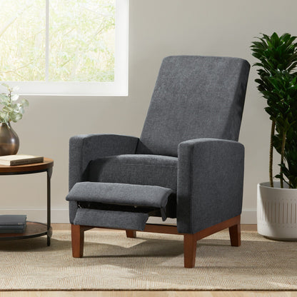 Roomfitters 27'' Wide Wood Hand Manual Club Recliner, Comfortable Lounge Chair for Living Room