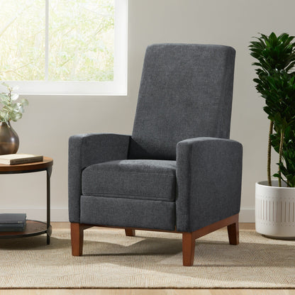Roomfitters 27'' Wide Wood Hand Manual Club Recliner, Comfortable Lounge Chair for Living Room
