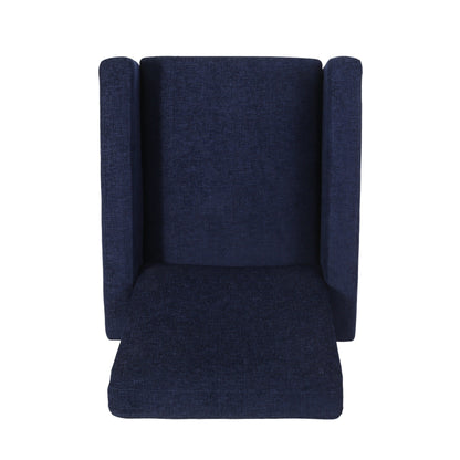 Roomfitters 27'' Wide Wood Hand Manual Club Recliner, Comfortable Lounge Chair for Living Room