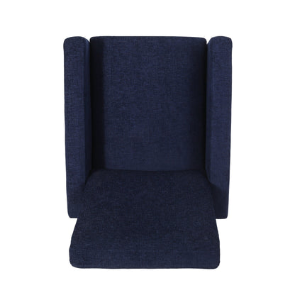 Roomfitters 27'' Wide Wood Hand Manual Club Recliner, Comfortable Lounge Chair for Living Room