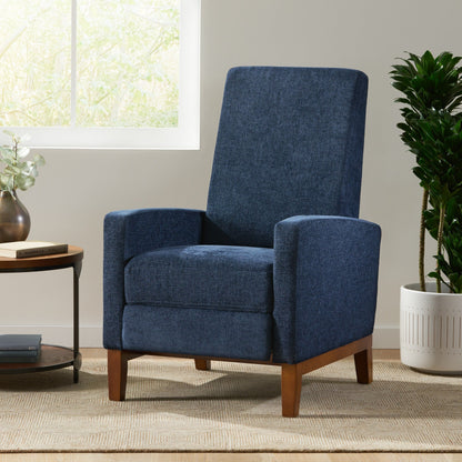 Roomfitters 27'' Wide Wood Hand Manual Club Recliner, Comfortable Lounge Chair for Living Room