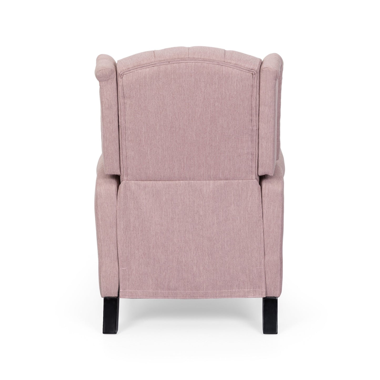 Roomfitters 28 Wide Manual Wing Chair Recliner, Elegant Recliner for Living Room, Bedroom, Pink