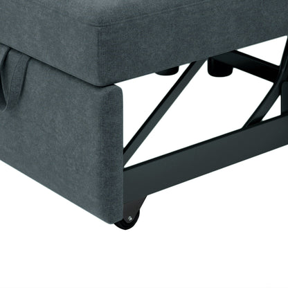 Roomfitters 3-in-1 Sofa Bed Chair, Convertible Sleeper Chair Bed, Adjustable Backrest Into Sofa, Lounger Chair