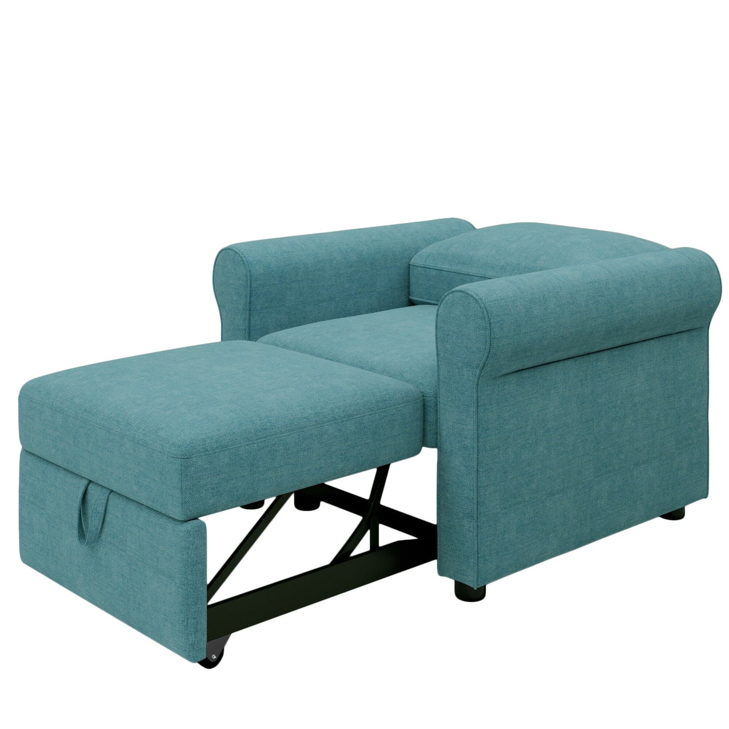 Roomfitters 3-in-1 Sofa Bed Chair, Convertible Sleeper Chair Bed, Adjustable Backrest Into Sofa, Lounger Chair