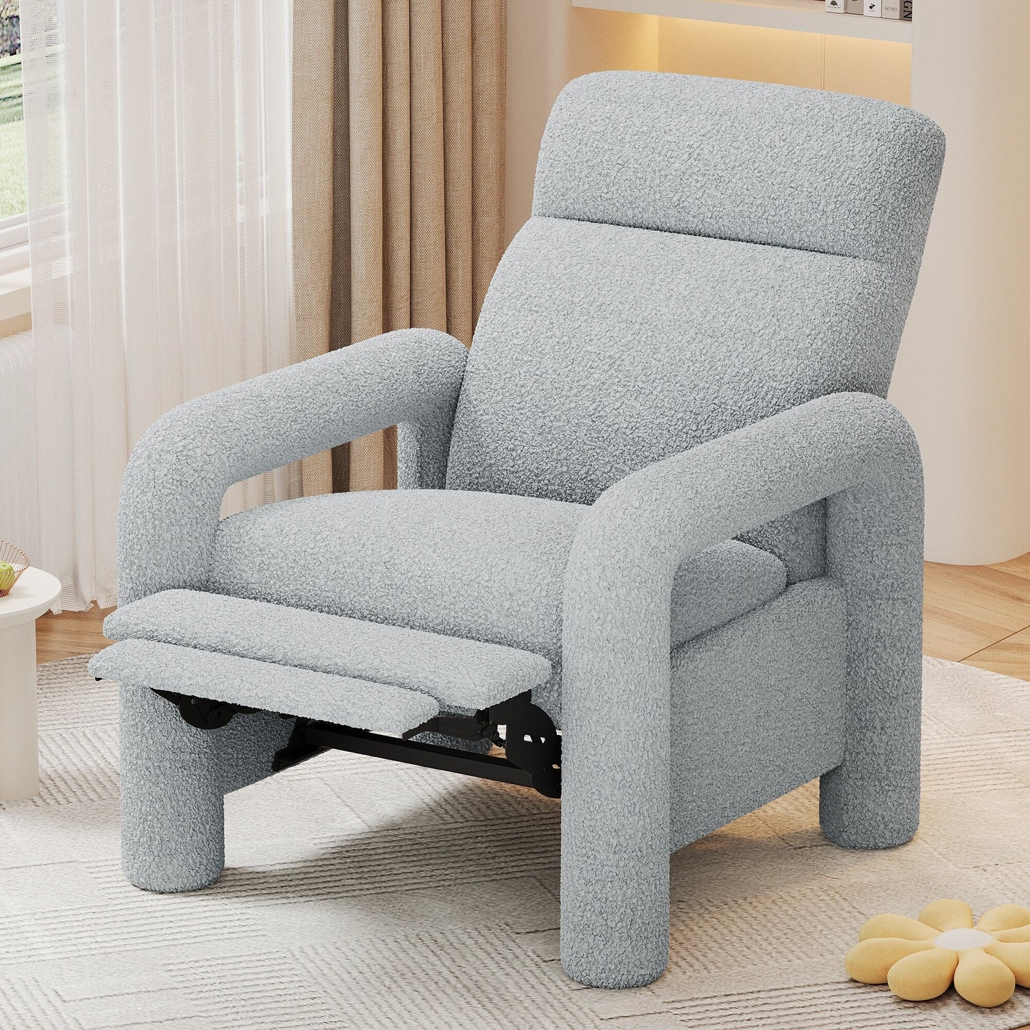 Roomfitters 31.25 Push Back Recliner Armchair, Upholstered Recliner Chair for Living Room