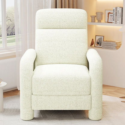 Roomfitters 31.25 Push Back Recliner Armchair, Upholstered Recliner Chair for Living Room