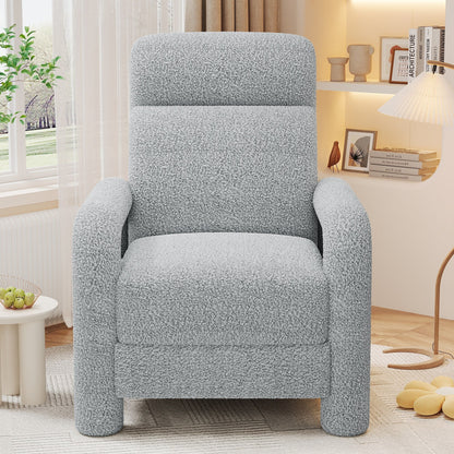 Roomfitters 31.25 Push Back Recliner Armchair, Upholstered Recliner Chair for Living Room