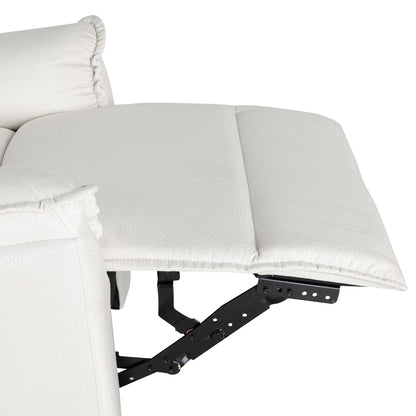 Roomfitters 360Â° Swivel Upholstered Manual Recliner Chair, Versatile Theater Recliner Sofa and Nursery Glider Rocker