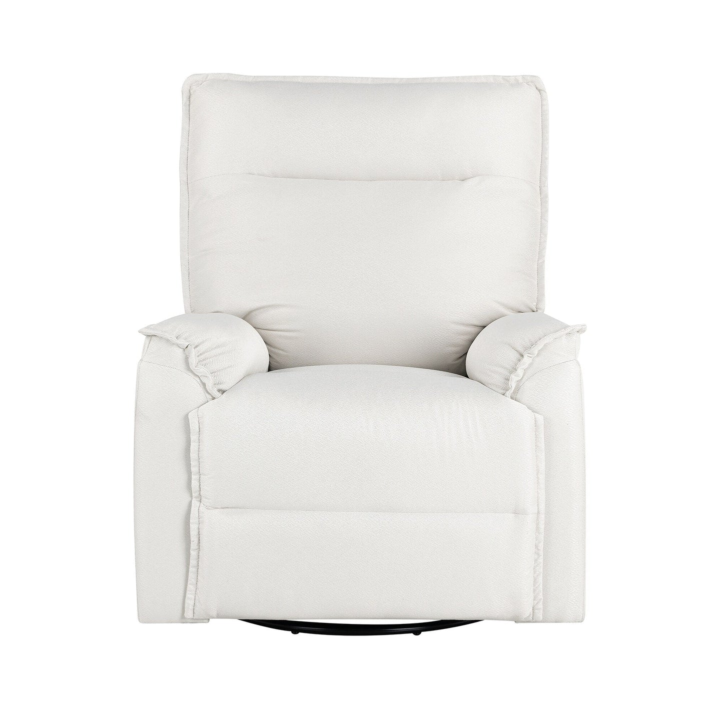 Roomfitters 360Â° Swivel Upholstered Manual Recliner Chair, Versatile Theater Recliner Sofa and Nursery Glider Rocker