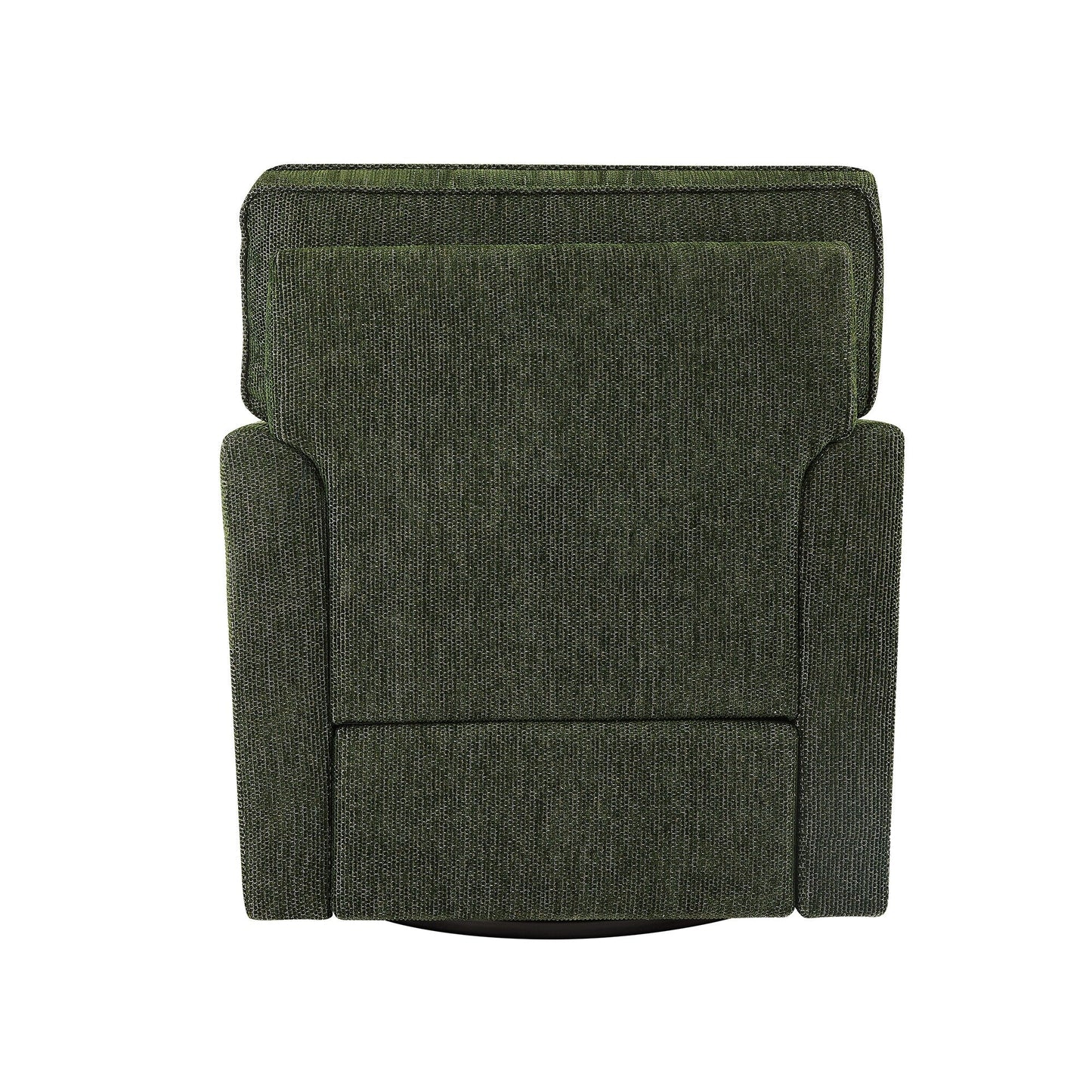 Roomfitters 360Â° Upholstered Swivel Barrel Armchair Accent Chair with Side Pockets for Living Room Bedroom Office Hotel