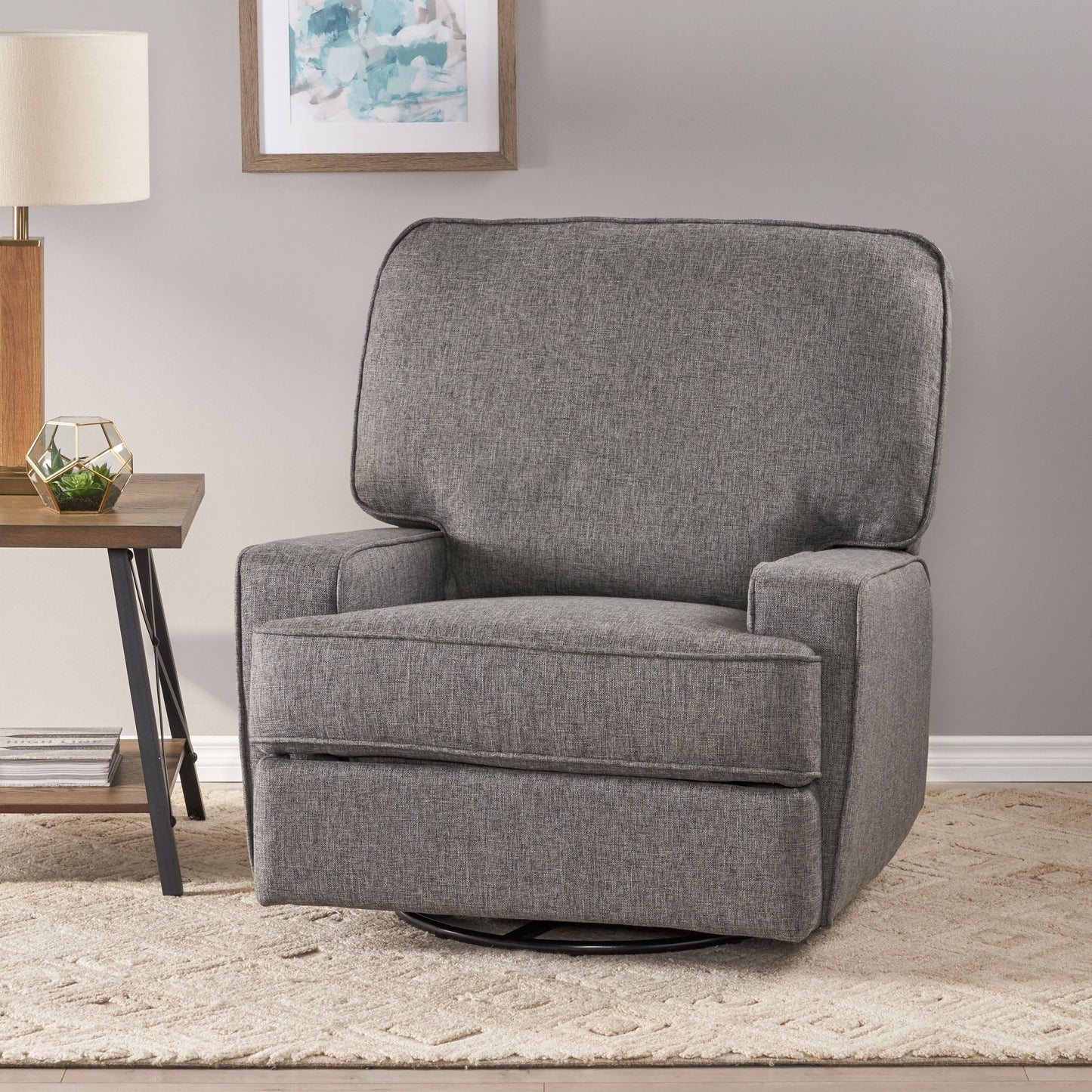 Roomfitters 36 Wide Manual Standard Recliner, Stylish Recliner for Living Room, Bedroom