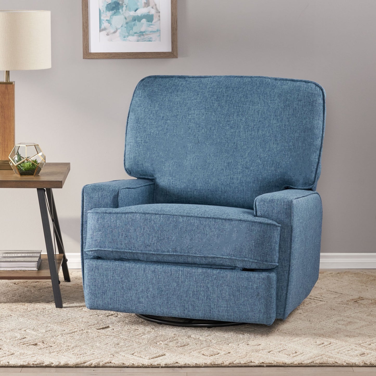 Roomfitters 36 Wide Manual Standard Recliner, Stylish Recliner for Living Room, Bedroom