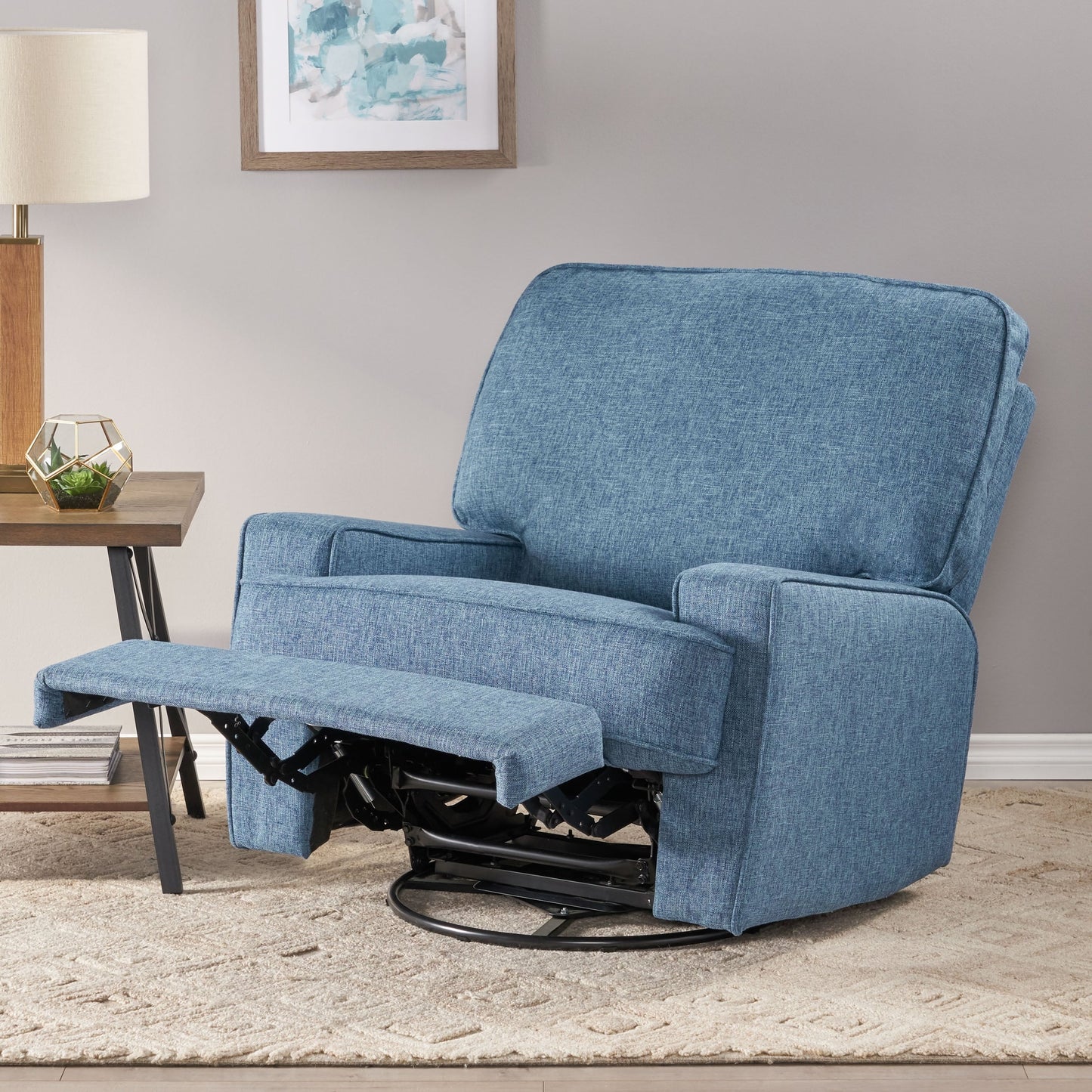 Roomfitters 36 Wide Manual Standard Recliner, Stylish Recliner for Living Room, Bedroom