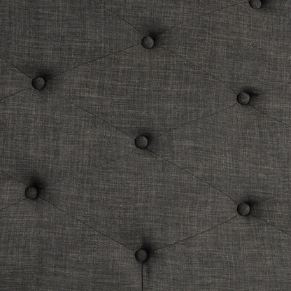 Roomfitters 49.6 Folding Ottoman Sleeper Sofa with Memory Foam Mattress and Tufted Design
