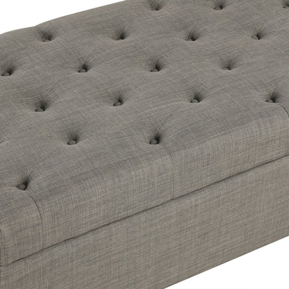 Roomfitters 49.6 Folding Ottoman Sleeper Sofa with Memory Foam Mattress and Tufted Design