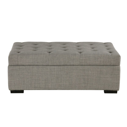Roomfitters 49.6 Folding Ottoman Sleeper Sofa with Memory Foam Mattress and Tufted Design