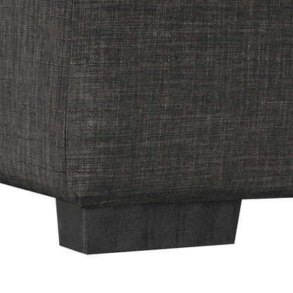 Roomfitters 49.6 Folding Ottoman Sleeper Sofa with Memory Foam Mattress and Tufted Design