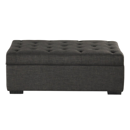 Roomfitters 49.6 Folding Ottoman Sleeper Sofa with Memory Foam Mattress and Tufted Design