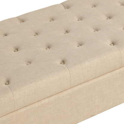 Roomfitters 49.6 Folding Ottoman Sleeper Sofa with Memory Foam Mattress and Tufted Design