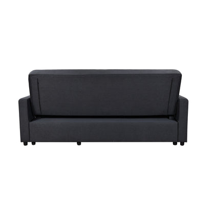Roomfitters 83 Oversized Upholstered Sofa Bed with Pull-Out Couch Bed & Adjustable Backrest, 3-Seater Convertible Sleeper Sofa