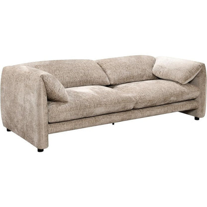 Roomfitters 87 3 Seater sofa with wide and comfortable armrest, High density sponge backrest & its plump cushions and soft