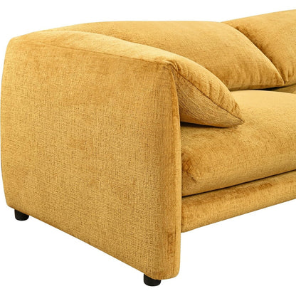 Roomfitters 87 3 Seater sofa with wide and comfortable armrest, High density sponge backrest & its plump cushions and soft