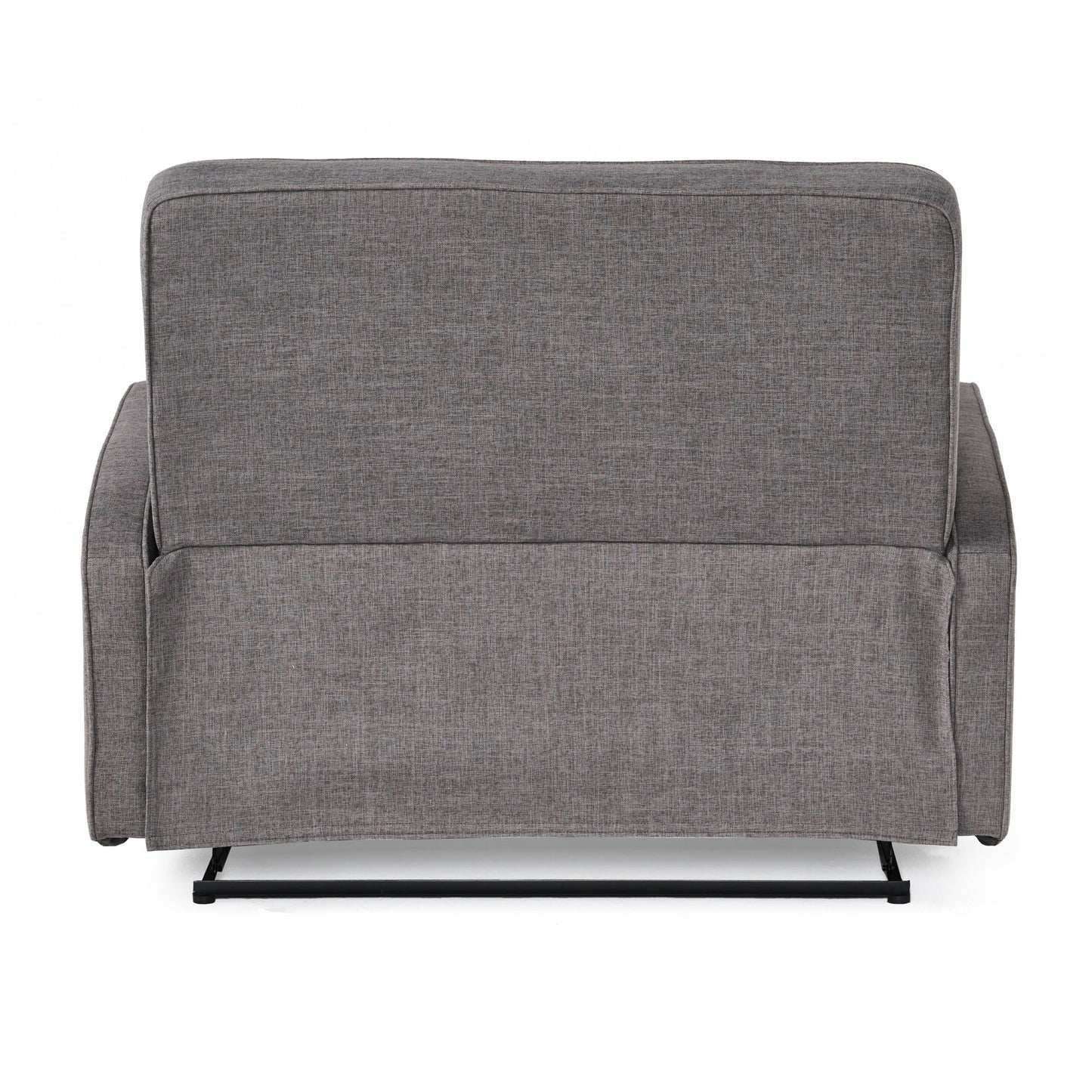 Roomfitters Button-Tufted Upholstered Loveseat with Comfortable Cushions for Living Room or Bedroom, Grey