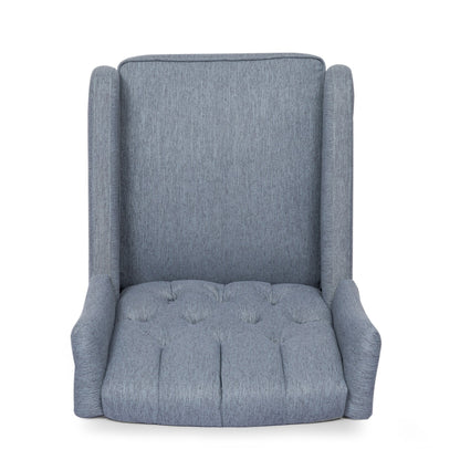Roomfitters Classic Design, Manual Recliner Chair with 360-Degree Swivel, Relaxing Lounge Chair for Living Room