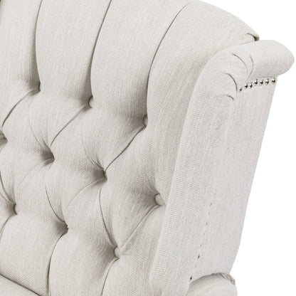 Roomfitters Classic Design, Manual Recliner Chair with 360-Degree Swivel, Relaxing Lounge Chair for Living Room