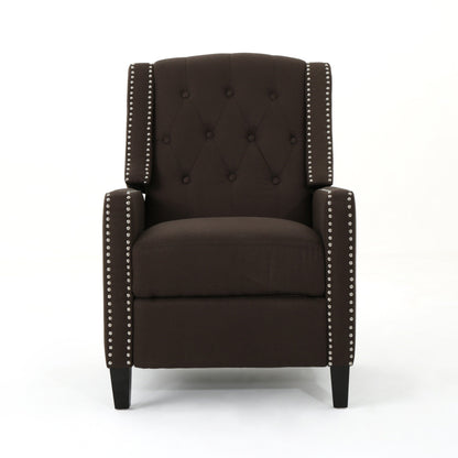 Roomfitters Classic Fabric Push Back Chair, Elegant Recliner for Living Room, Bedroom
