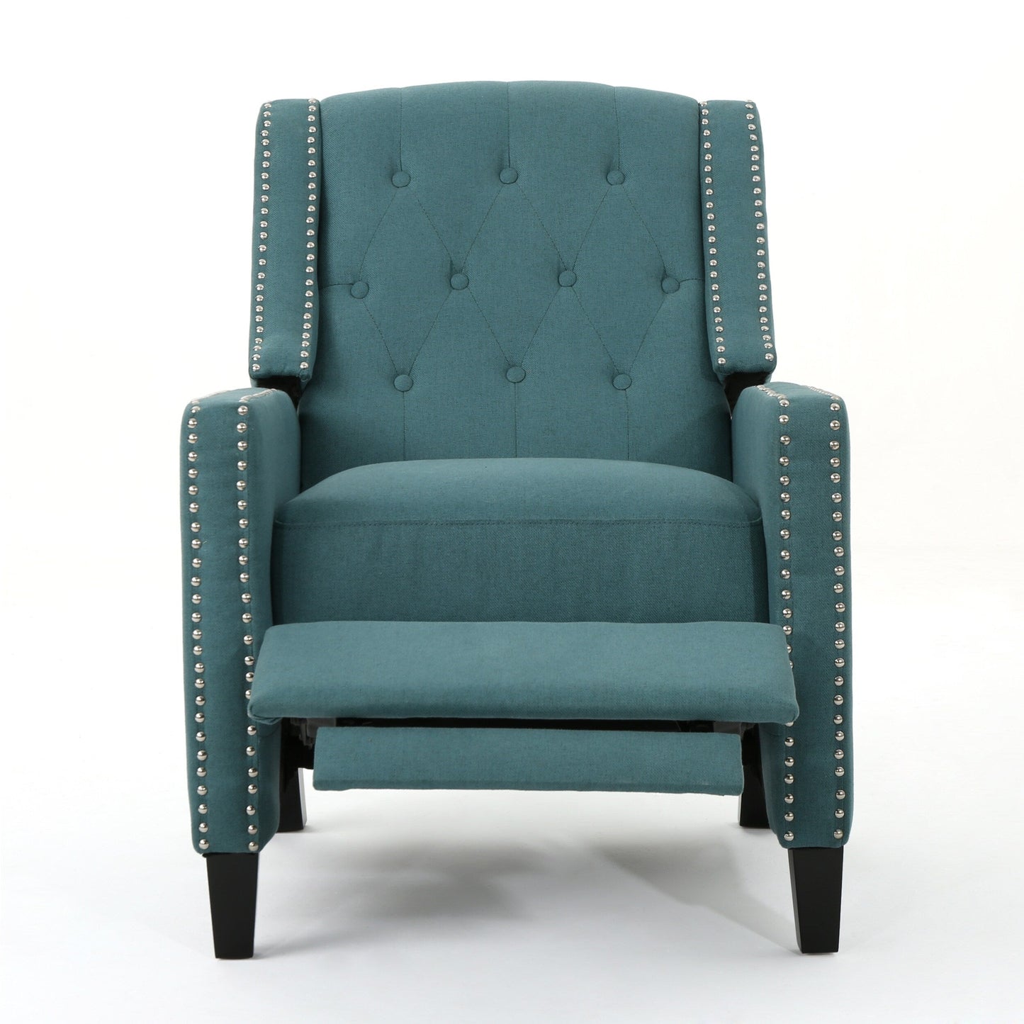 Roomfitters Classic Fabric Push Back Chair, Elegant Recliner for Living Room, Bedroom