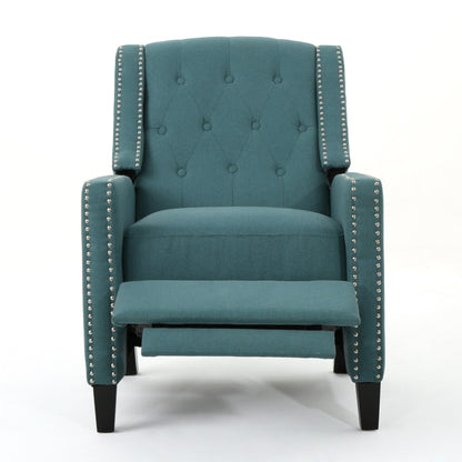 Roomfitters Classic Fabric Push Back Chair, Elegant Recliner for Living Room, Bedroom