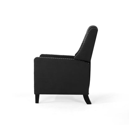 Roomfitters Classic Fabric Push Back Chair, Elegant Recliner for Living Room, Bedroom