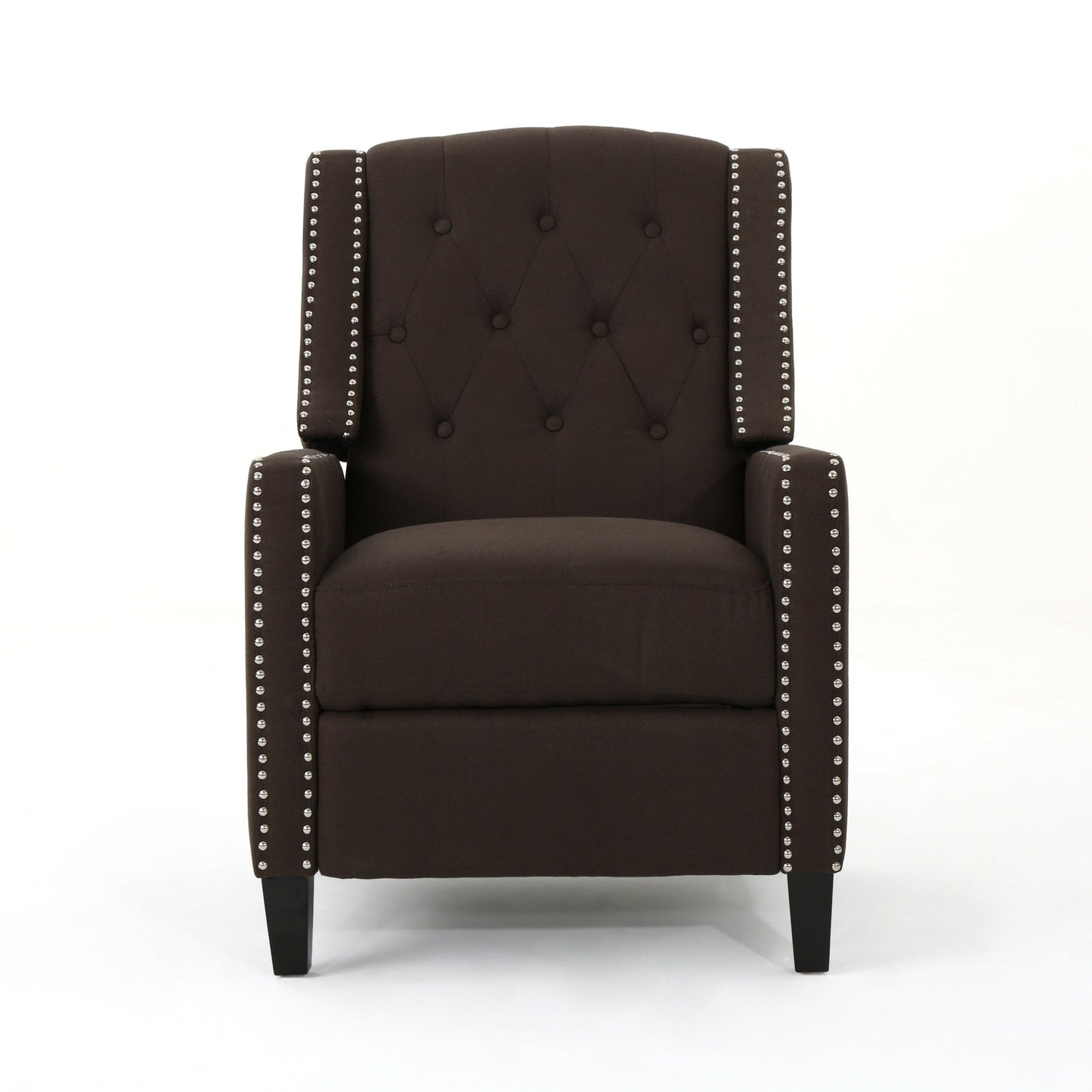 Roomfitters Classic Fabric Push Back Chair, Elegant Recliner for Living Room, Bedroom