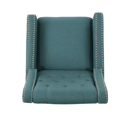 Roomfitters Classic Fabric Push Back Chair, Elegant Recliner for Living Room, Bedroom