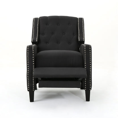 Roomfitters Classic Fabric Push Back Chair, Elegant Recliner for Living Room, Bedroom