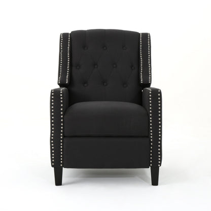 Roomfitters Classic Fabric Push Back Chair, Elegant Recliner for Living Room, Bedroom