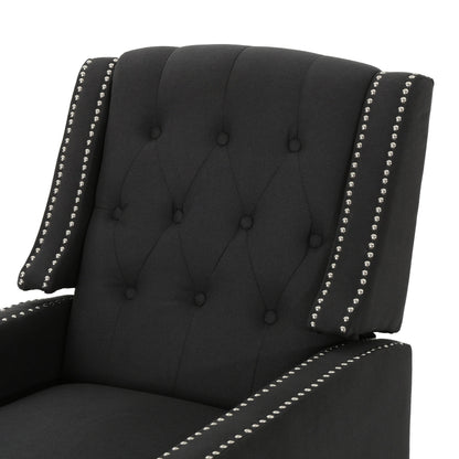 Roomfitters Classic Fabric Push Back Chair, Elegant Recliner for Living Room, Bedroom