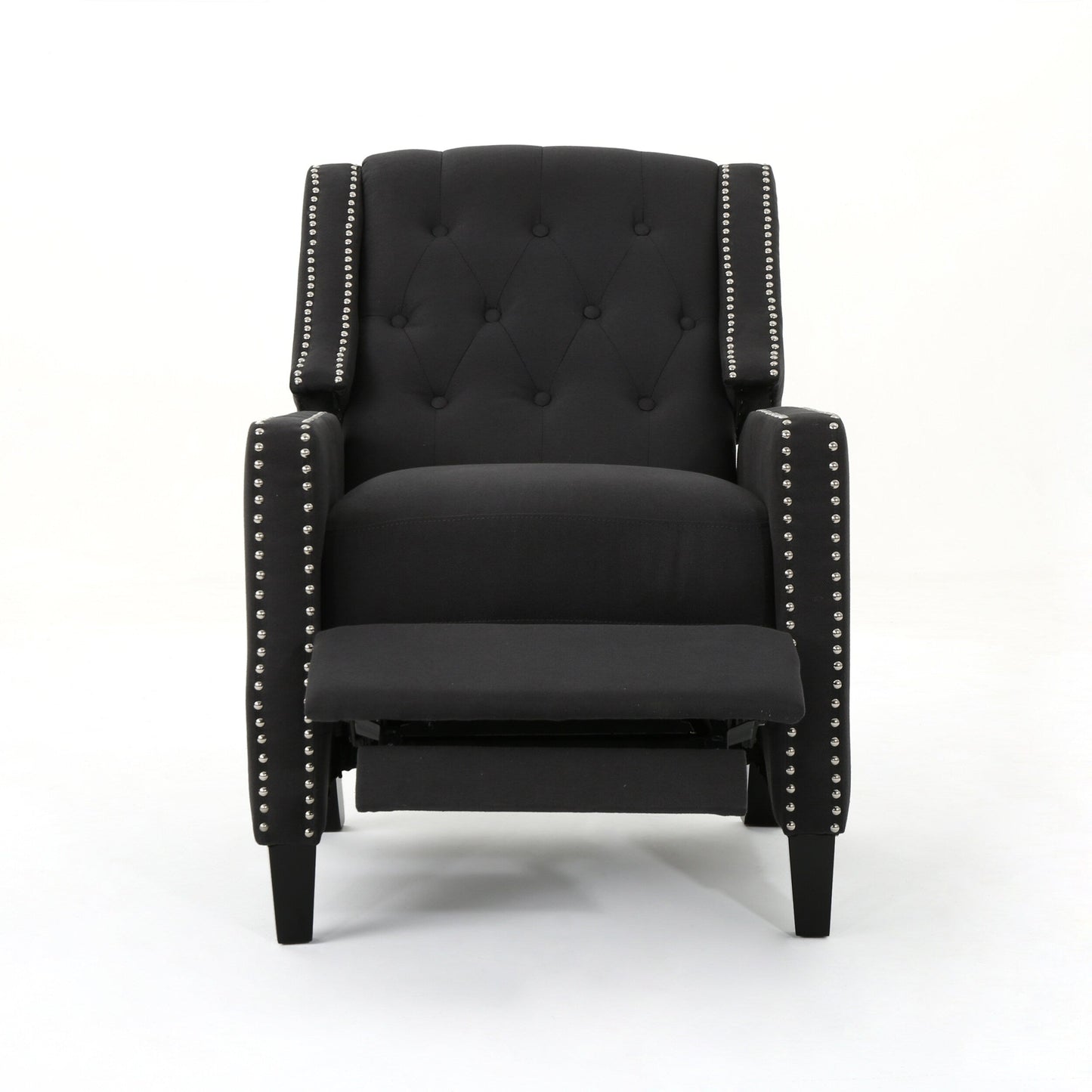 Roomfitters Classic Fabric Push Back Chair, Elegant Recliner for Living Room, Bedroom